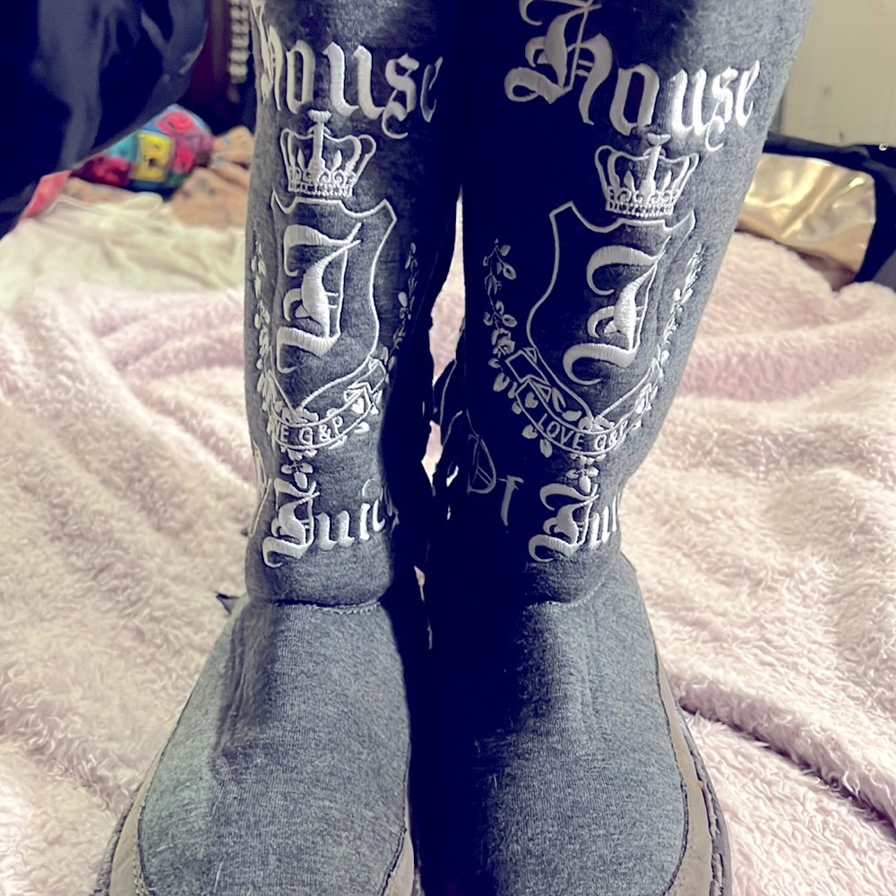 ****y2k JUICY COUTURE y2k lace up boots *** RARE FIND 🤍🤍🤍🎀VINTAGE…